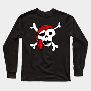 Pirate Skull Long Sleeve T-Shirt